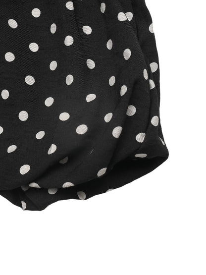 Black Polka Dot Spaghetti Strap Mini Dress Sexy Summer Trend