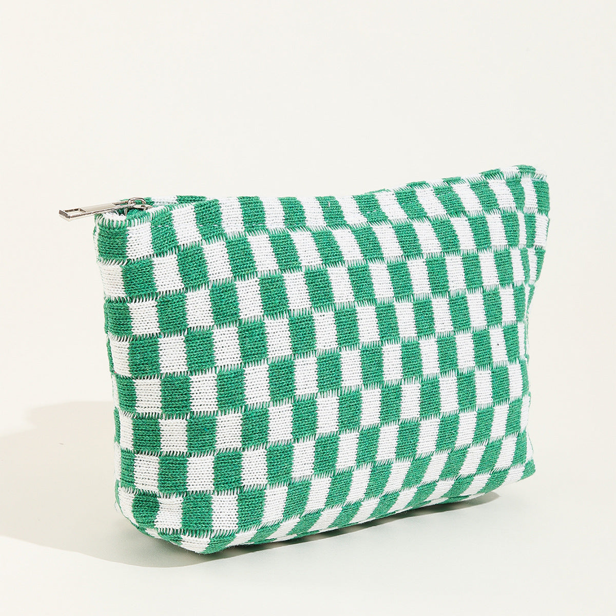 Wool Checkerboard Large Capacity Portable Storage Bag