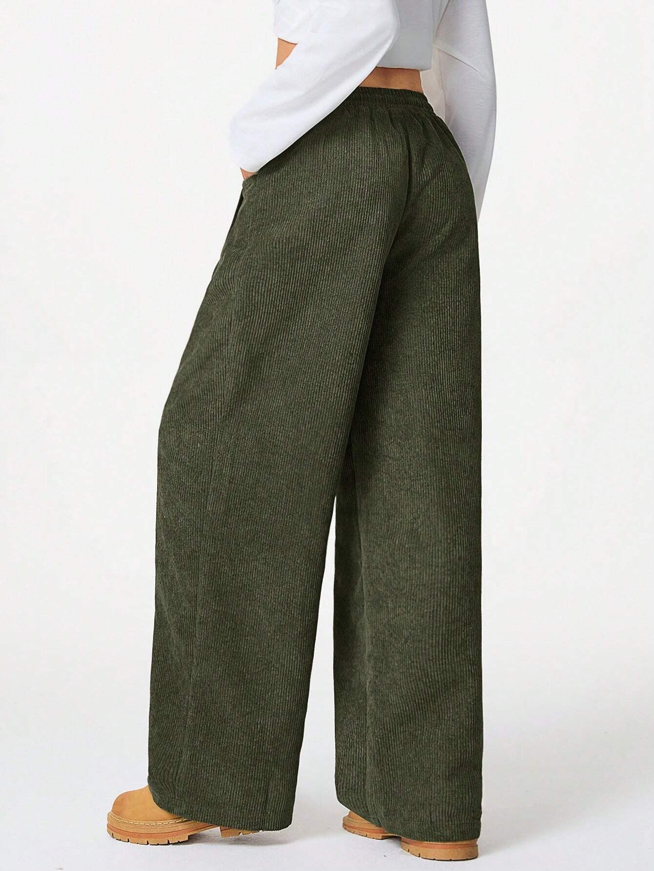 Women's High Waist Wide Leg Drawstring Casual Lounge Pants
