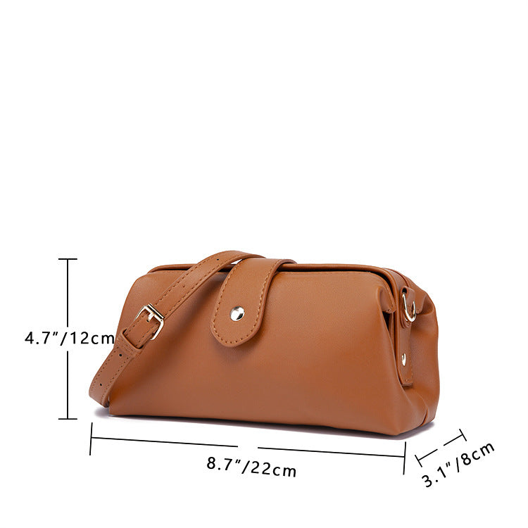 Vintage PU Leather Doctor Crossbody Bag for Women