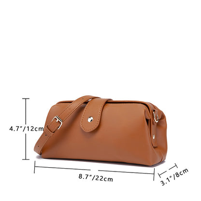 Vintage PU Leather Doctor Crossbody Bag for Women