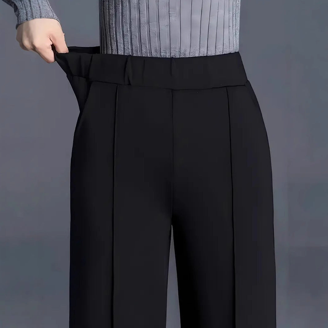 Women's High Waisted Wide Leg Dress Pants with Pockets