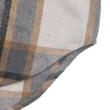 Plaid Lapel Button-Down Long Sleeve Shacket for Women