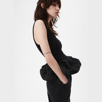 Sexy Modal Bubble Hem Tank Top – European Street Trend