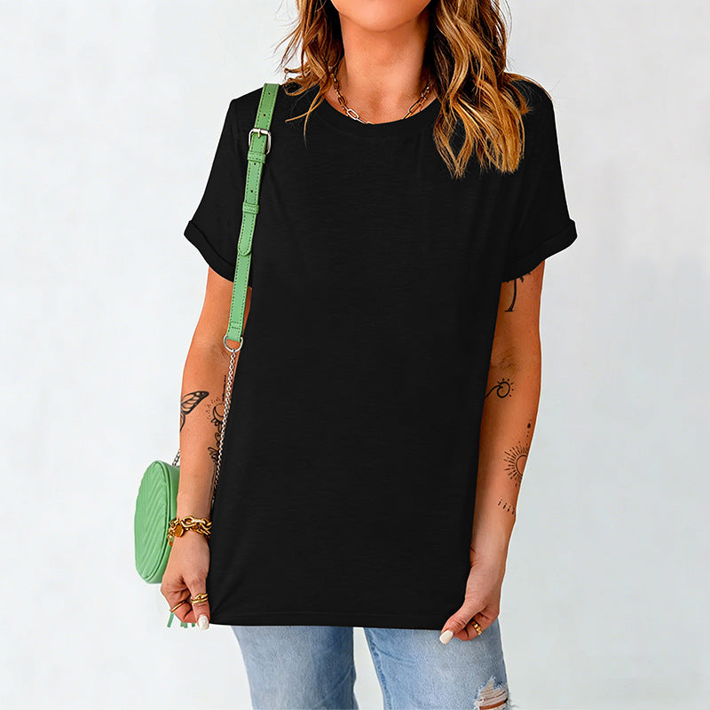 Women's Oversized Cotton Drop Shoulder T-Shirt