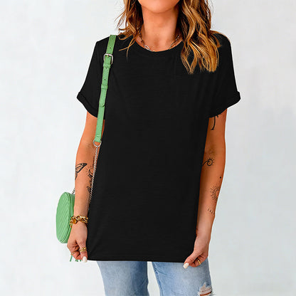 Women's Oversized Cotton Drop Shoulder T-Shirt