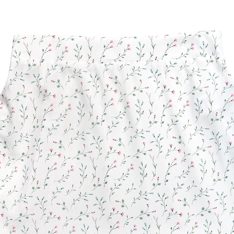 Floral Maxi Skirt Set Sleeveless Tank Resort Outfit