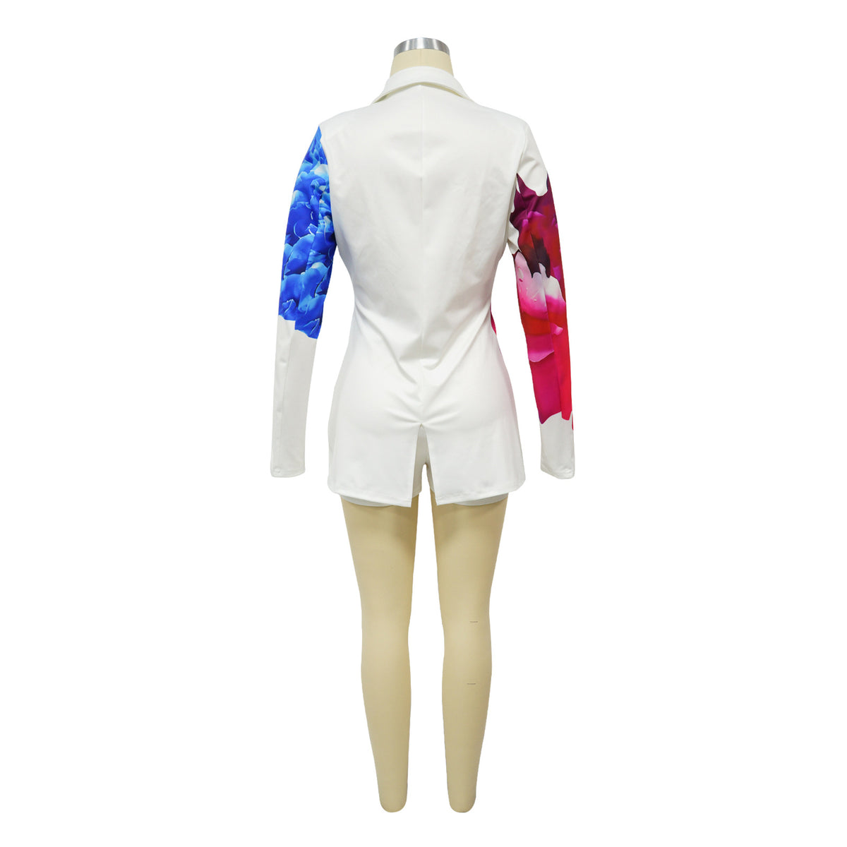 Women Graphic Blazer Shorts Set Sexy Two Piece