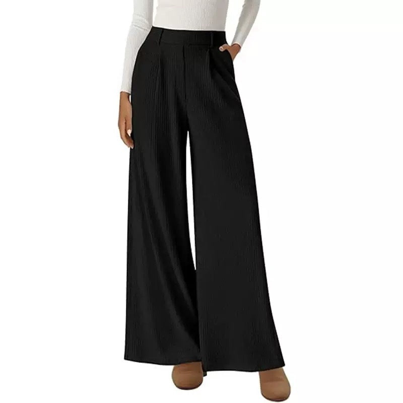 Women High Waist Wide Leg Dress Pants Casual Trousers