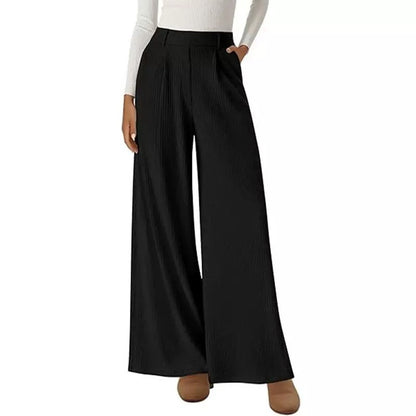 Women High Waist Wide Leg Dress Pants Casual Trousers