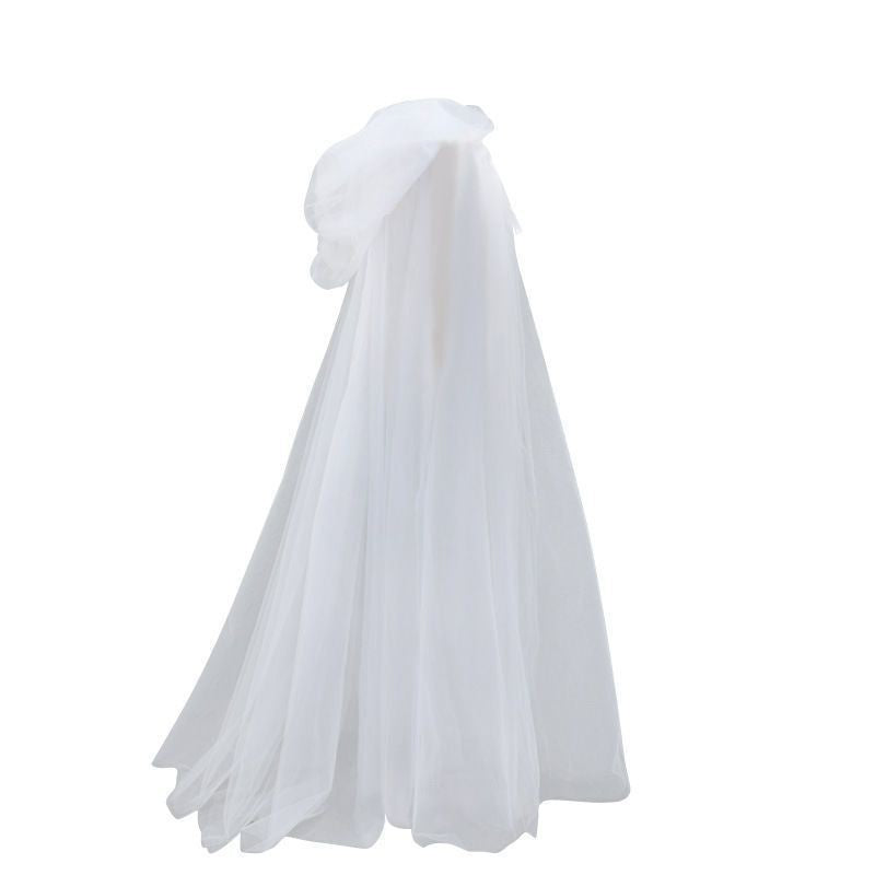 Hooded Chiffon Cape for Witch Halloween Costumes