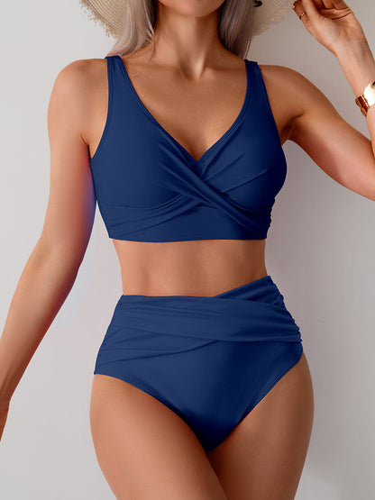 2025 New Women's High-Waisted Sexy Bikini Set Swimsuit
