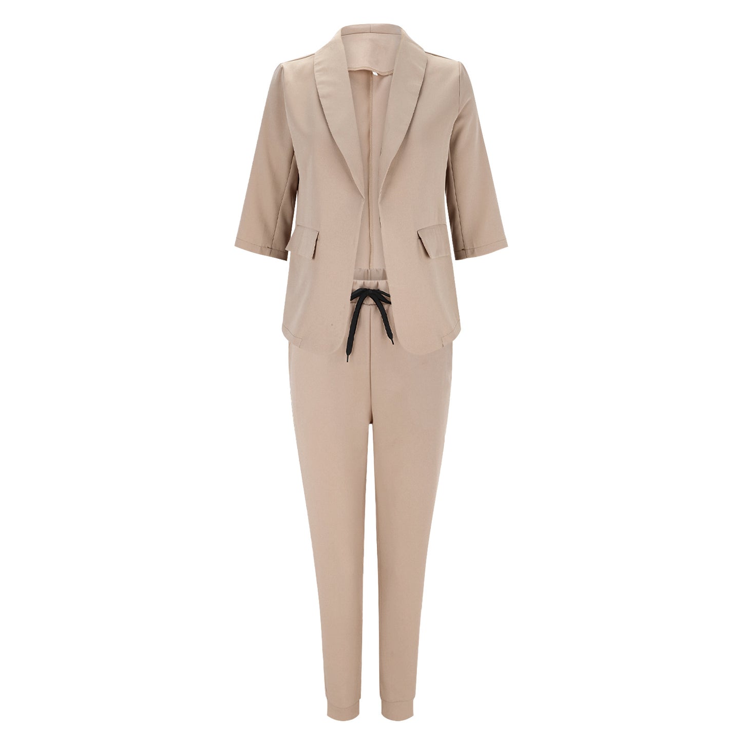 Women's Casual Blazer & Pants Two-Piece Suit Set