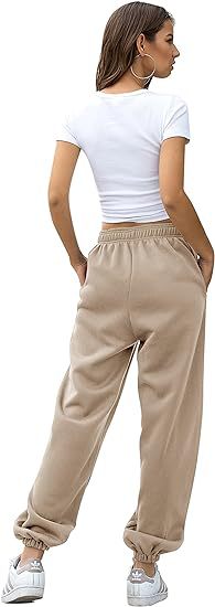 High Waist Loose Fit Sweatpants | Casual Jogger Pants Women