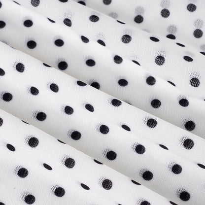 Y2K Low Rise Polka Dot Ruffle A-Line Mini Skirt