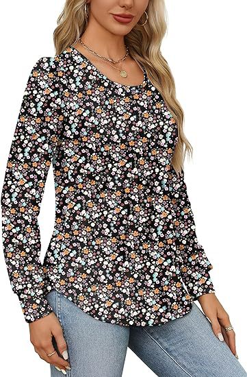 Solid Cotton Pintuck Blouse Long Sleeve Work Top