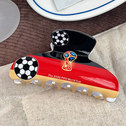 Soccer World Cup Hair Claw Clips Sports Fan Accessories