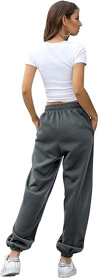 High Waist Loose Fit Sweatpants | Casual Jogger Pants Women