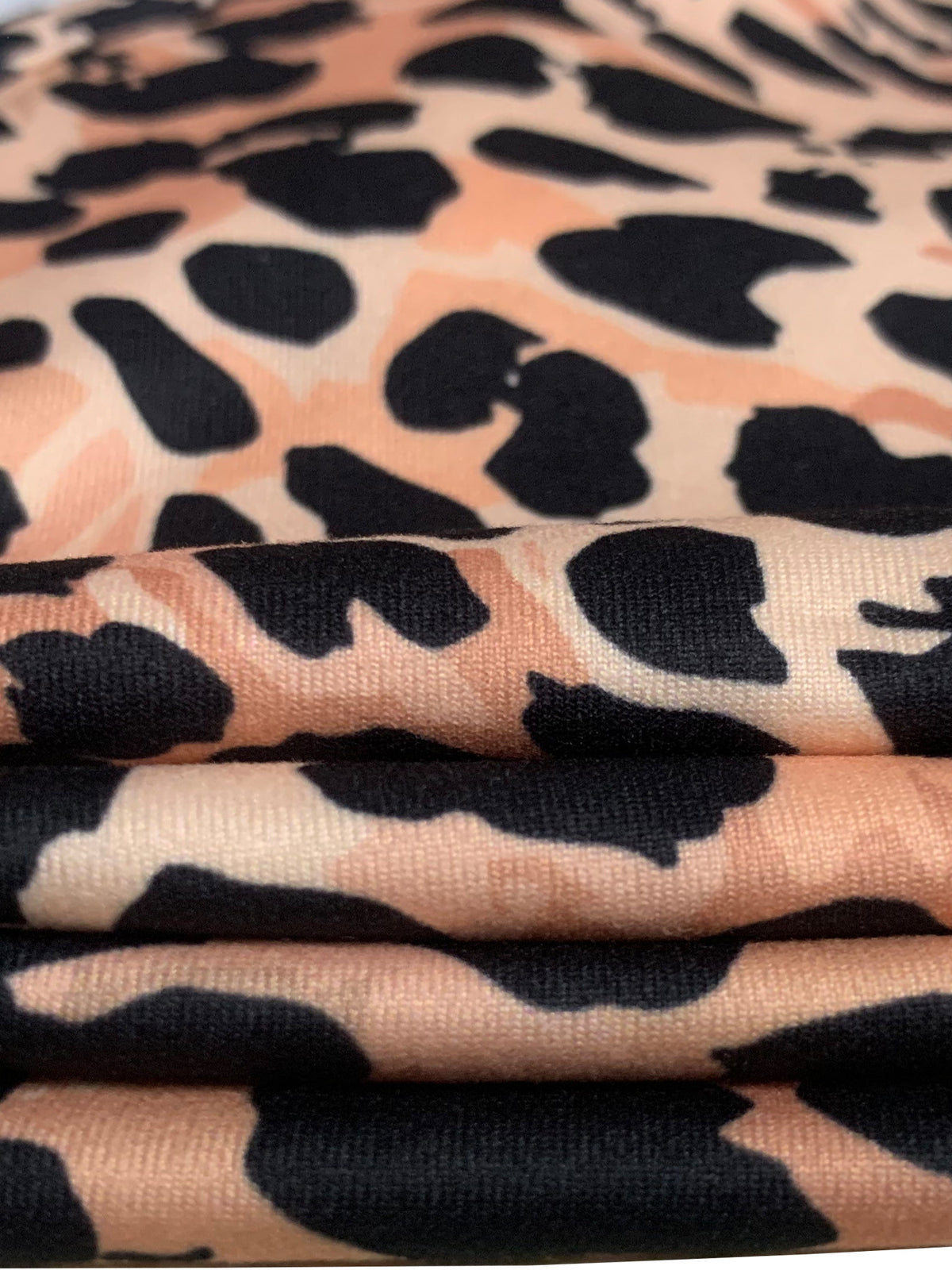 Women's Leopard Zip Front Bodysuit Long Sleeve Thumb Hole