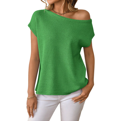 Y2K Summer Knitted Sweater Top Women’s Jumper