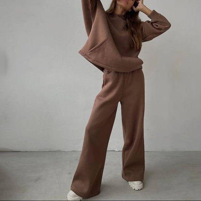 Women's Oversized Hoodie Wide Leg Pants Two Piece Set