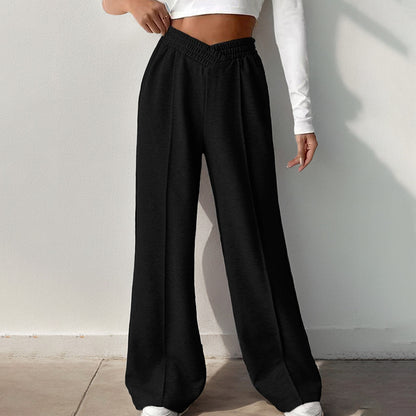 High Waist Wide Leg Lounge Pants Casual Flowy Sweatpants