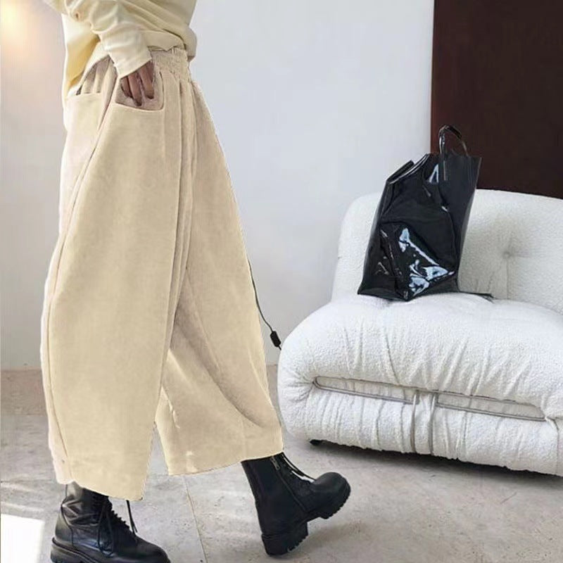 Women's Plus Size Wide Leg Baggy Casual Pants