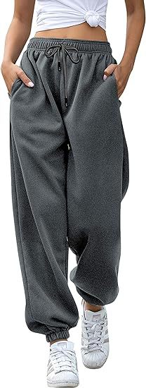 High Waist Loose Fit Sweatpants | Casual Jogger Pants Women