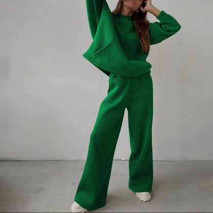 Women's Oversized Hoodie Wide Leg Pants Two Piece Set