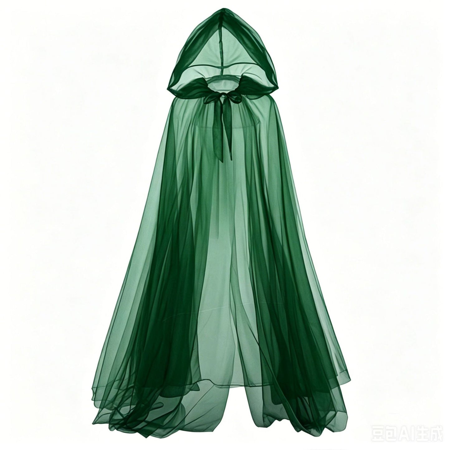Hooded Chiffon Cape for Witch Halloween Costumes