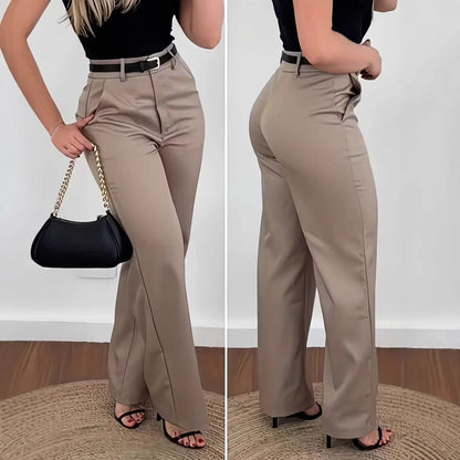 Women's High Waisted Wide Leg Dress Pants Trousers
