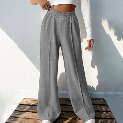 High Waist Wide Leg Lounge Pants Casual Flowy Sweatpants
