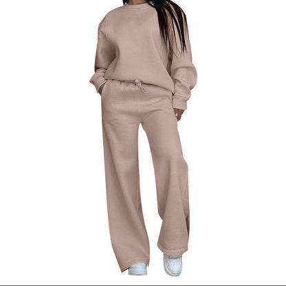 Women's Oversized Sweatshirt Wide Leg Pants Lounge Set