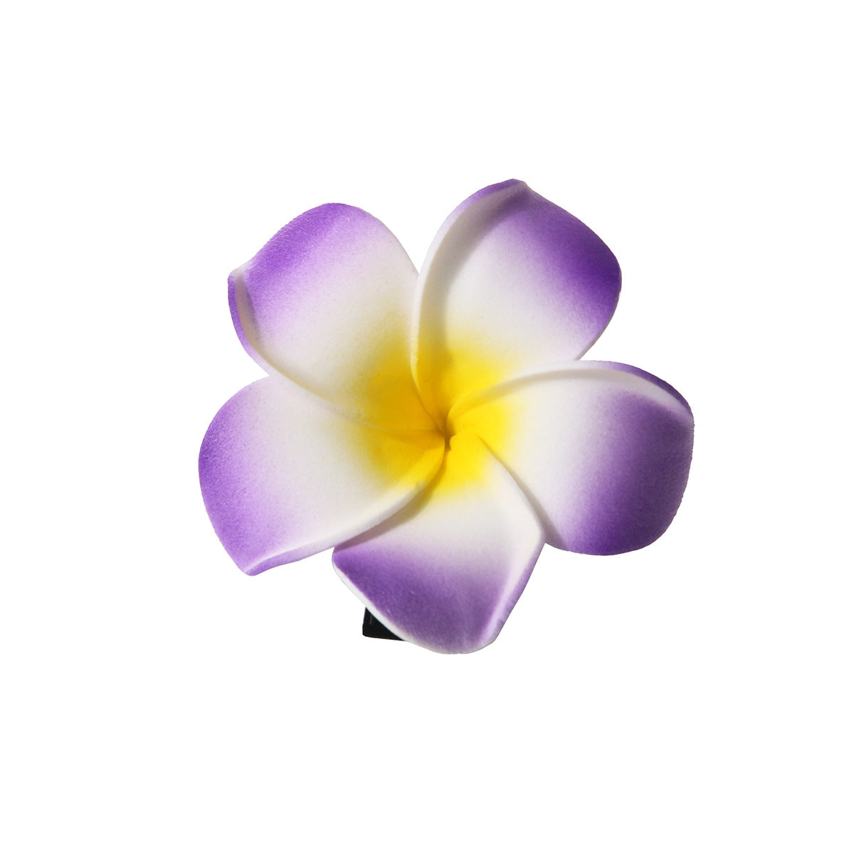 Foam Plumeria Hair Clip Tropical Flower Accessory