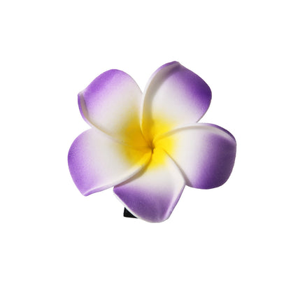Foam Plumeria Hair Clip Tropical Flower Accessory