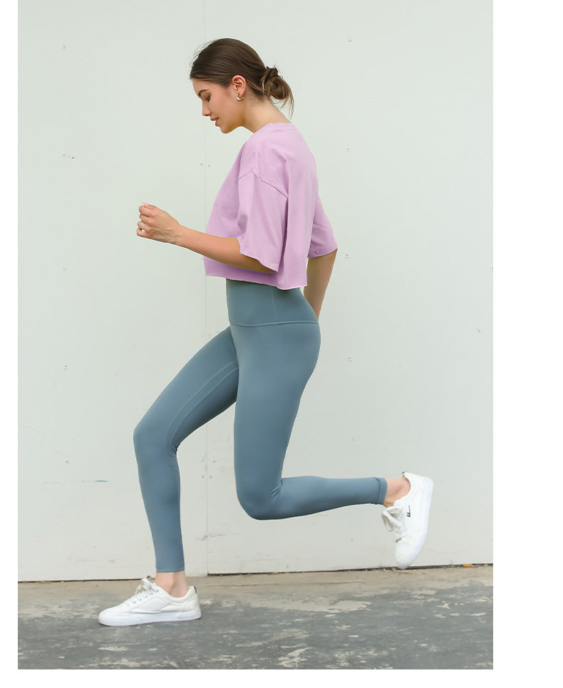 Summer Crop Cotton Tee Women’s Short Sleeve Street Style