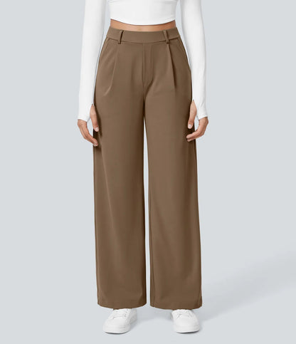 Women's High Waisted Wide Leg Dress Pants Casual
