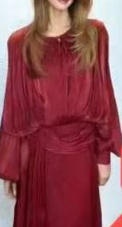 Ruched Satin Puff Sleeve A Line Maxi Dress