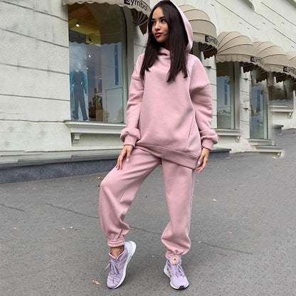 Women's Oversized Hoodie Jogger Set Casual Two Piece Outfit