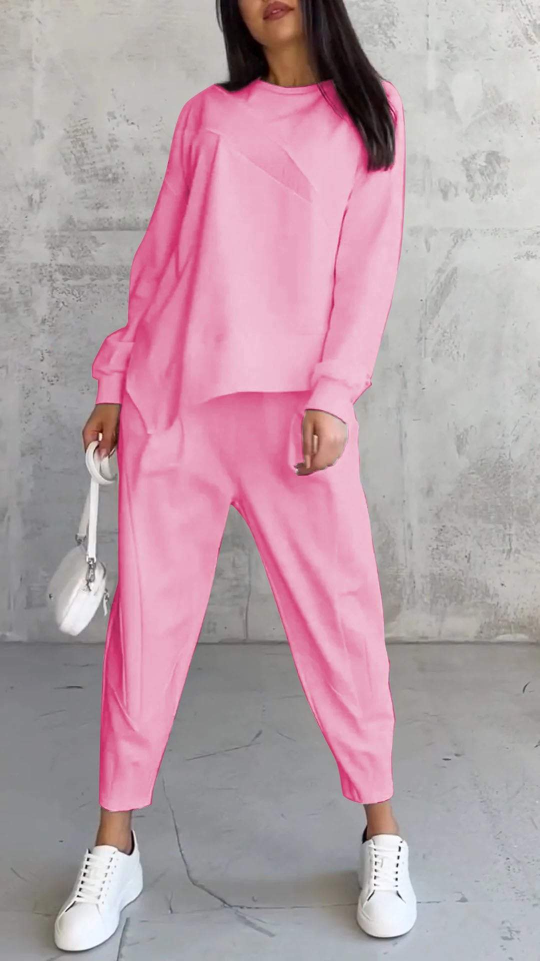 Women's Oversized Sweatshirt & Joggers Matching Set