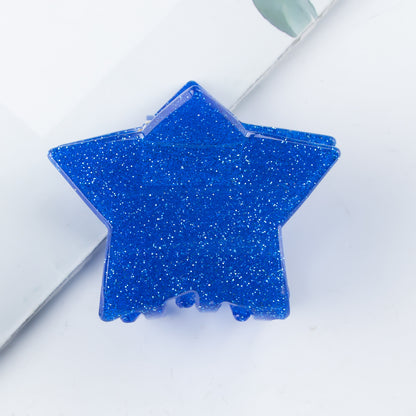 4th of July Star Hair Claw Clip Alligator Patriotic USA
