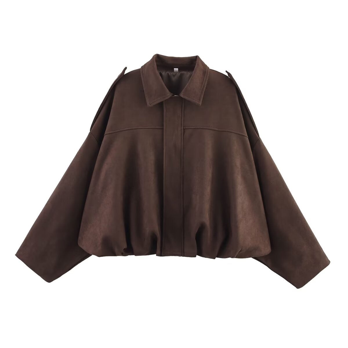 Women's Cinched Waist Shoulder Tab Bomber Jacket Pants Set