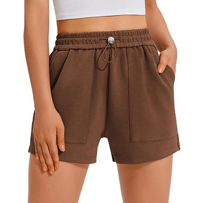 Women's High-Waisted Drawstring Jogger Shorts – Casual Sports Shorts