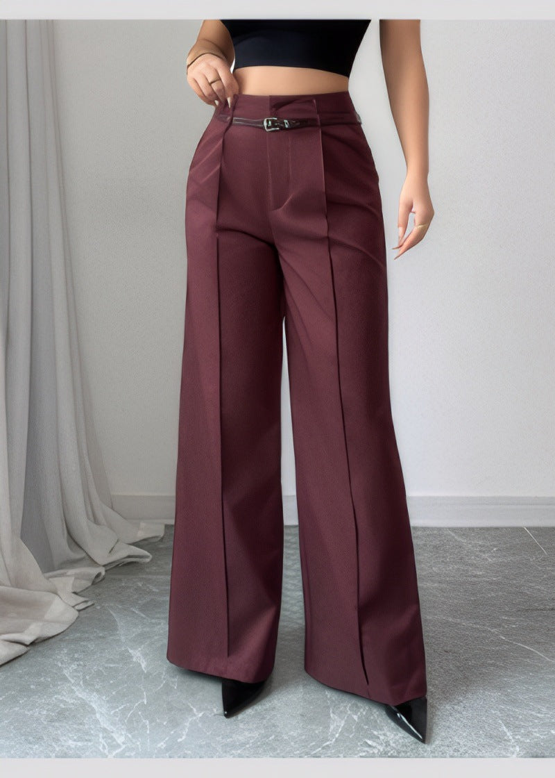 Women's High Waisted Wide Leg Business Casual Dress Pants