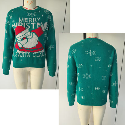 Family Matching Christmas Santa Knit Sweater Set