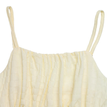 Spaghetti Strap Summer Dress Double-Layer Mini Sundress