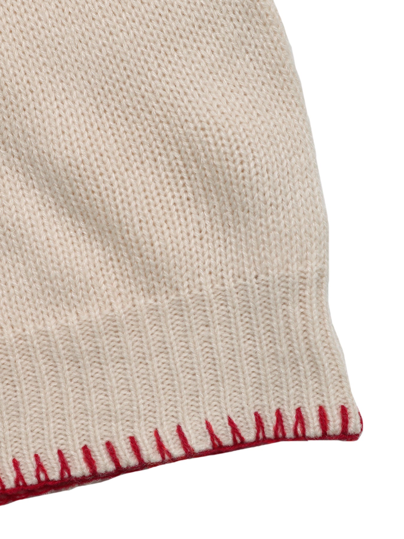 Lobster Jacquard Crew Neck Contrast Knit Sweater