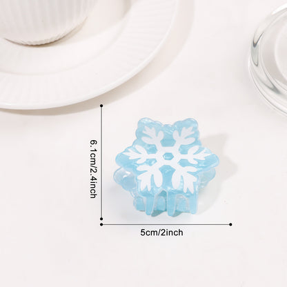 Christmas Claw Clips Gingerbread Santa Tree Snowflake