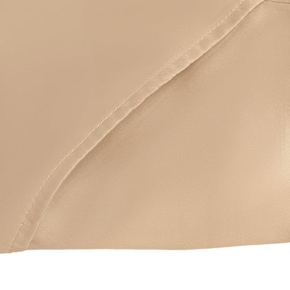 Satin V Neck Wrap Midi Dress Tie Waist Elegant