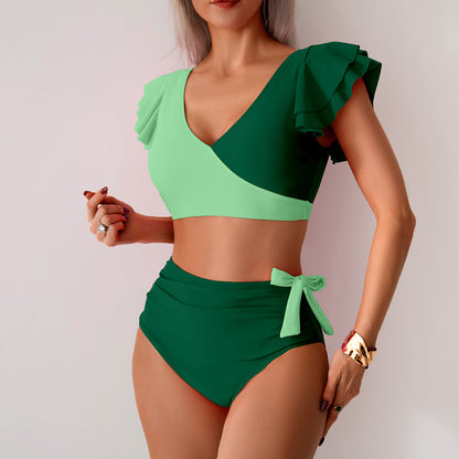 Women’s Bikini Swimsuit - High-Waisted Two-Piece Set